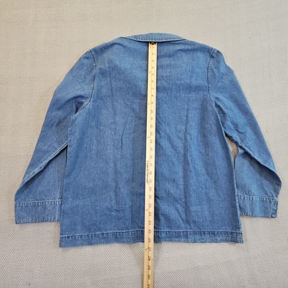 Classic Elements Button-Up Denim Jacket Women's L… - image 11
